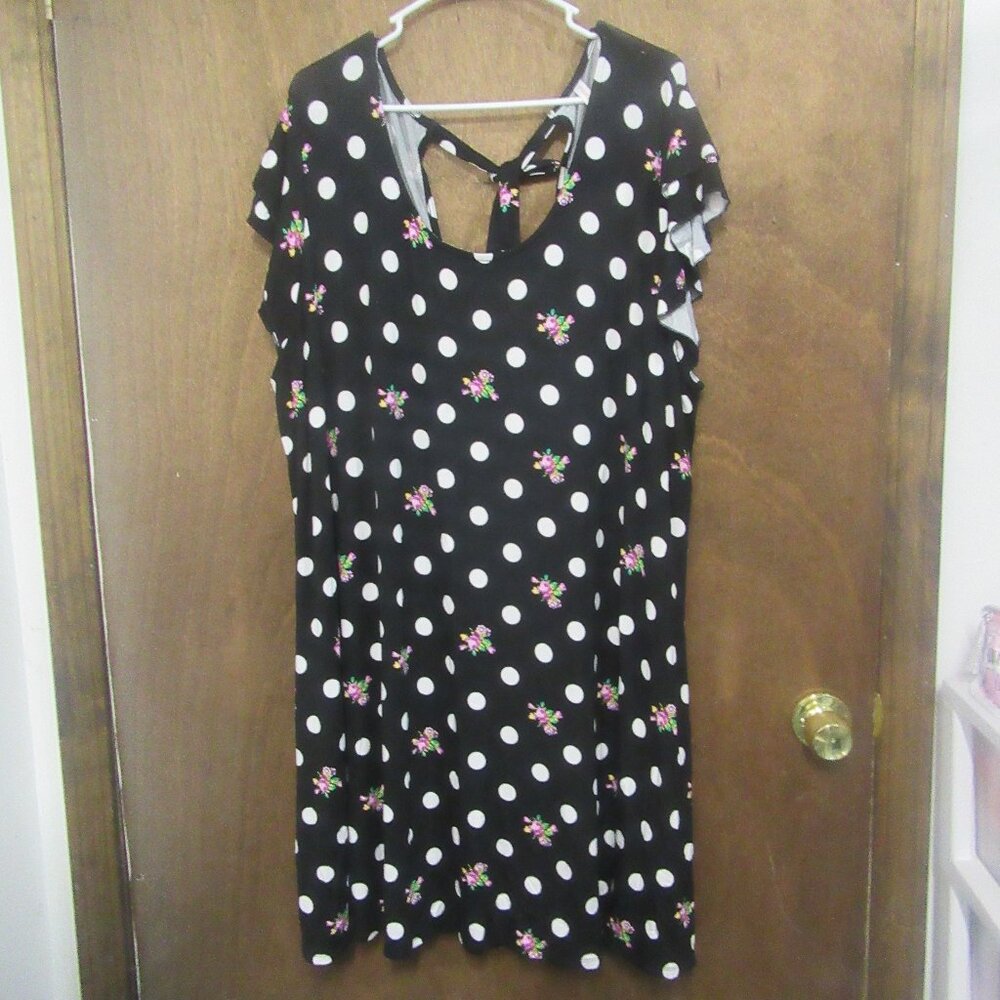 New! Womens 3X Black Sundress by Inspirations